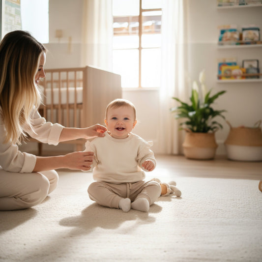 Pull bébé fille blanc 12 mois Tex à volants aux épaules, manches longues et col rond