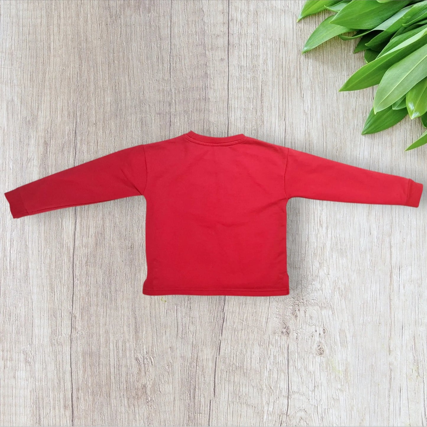 Pull rouge fille 6 ans Districenter avec inscription “Reine des pipelettes” et couronne