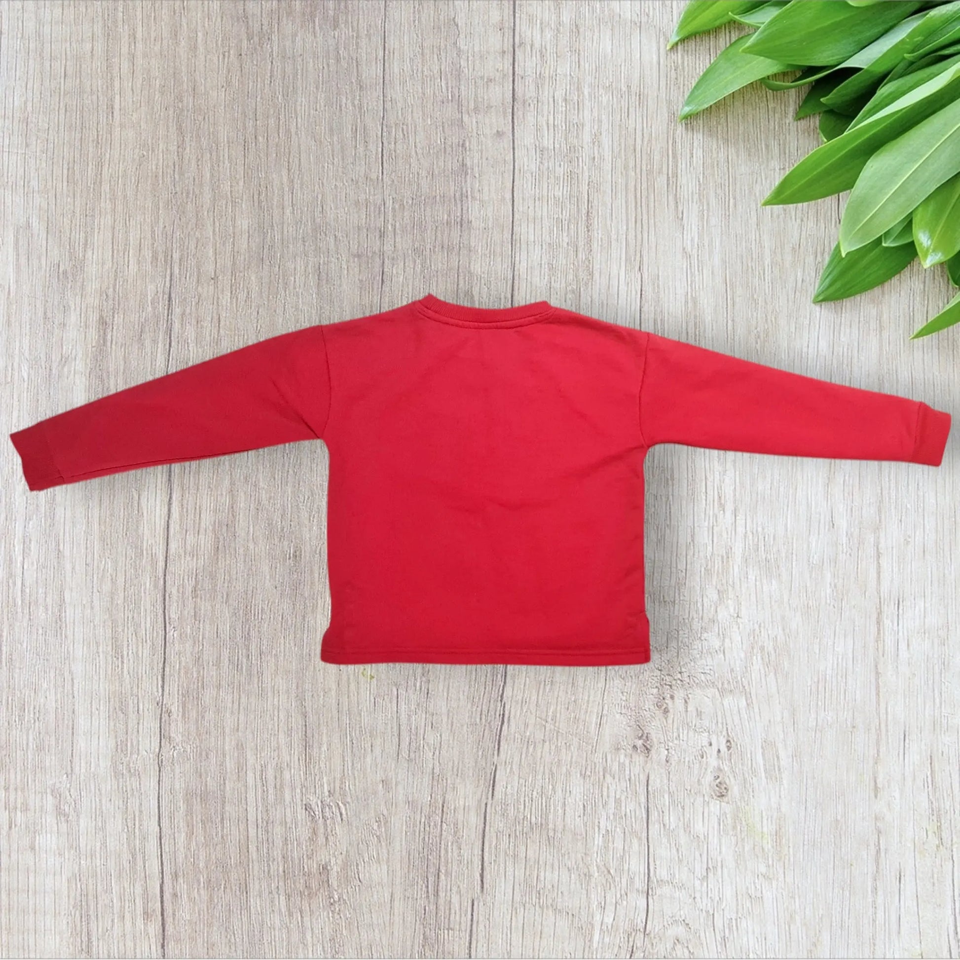 Pull rouge fille 6 ans Districenter avec inscription “Reine des pipelettes” et couronne