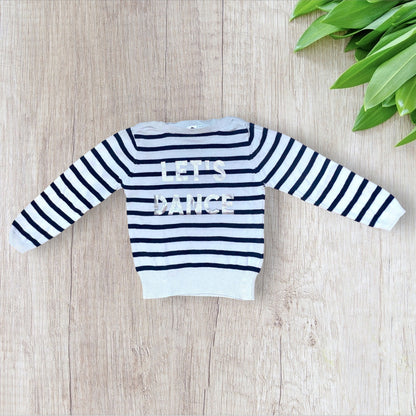 Pull marinière fille ZGénération–3 ans–Blanc & bleu marine Z Generation