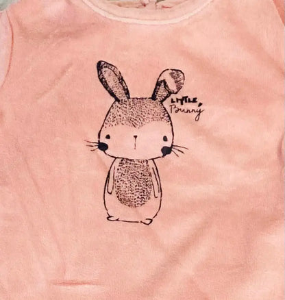 Pyjama Bébé Fille 6 Mois 2 Pièces en Polaire Rose Clair - Newco newco