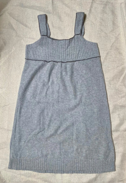 Robe Pull Débardeur Tricot 9-10 ans Tex Carrefour - Grise Clair tex