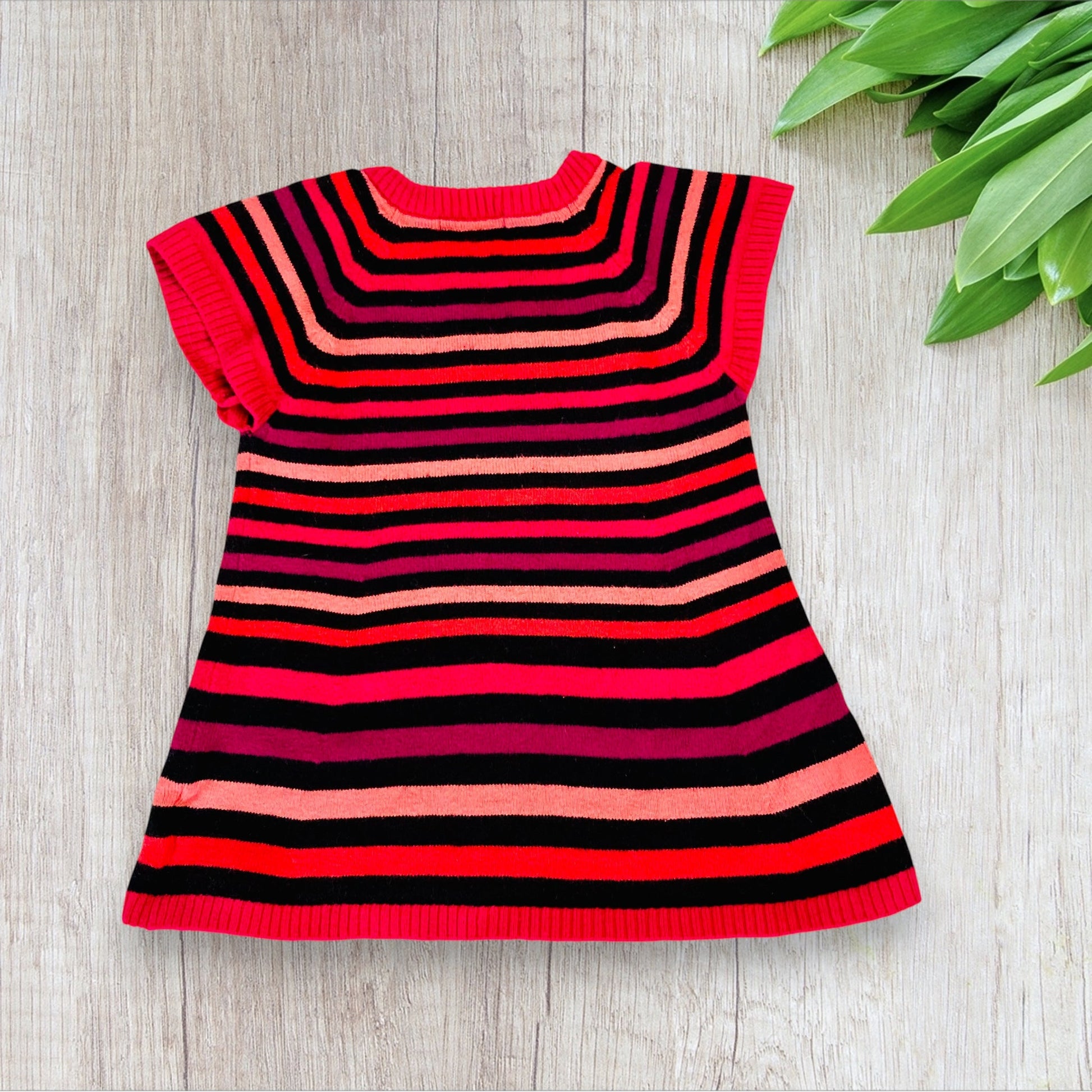 Robe Pull Fille 6 Mois à Rayures Colorées - Orchestra orchestra