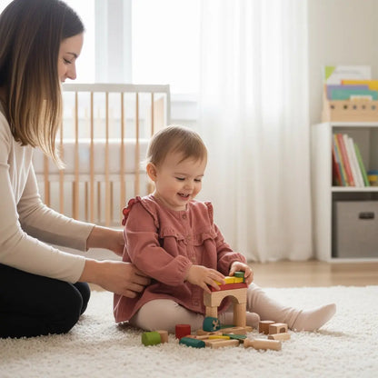Robe bébé fille en velours vieux rose – 18 mois petit créateur
