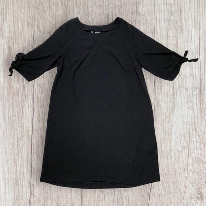 Robe femme Bodyflirt noire taille 46 avec manches ajourées et coupe élégante