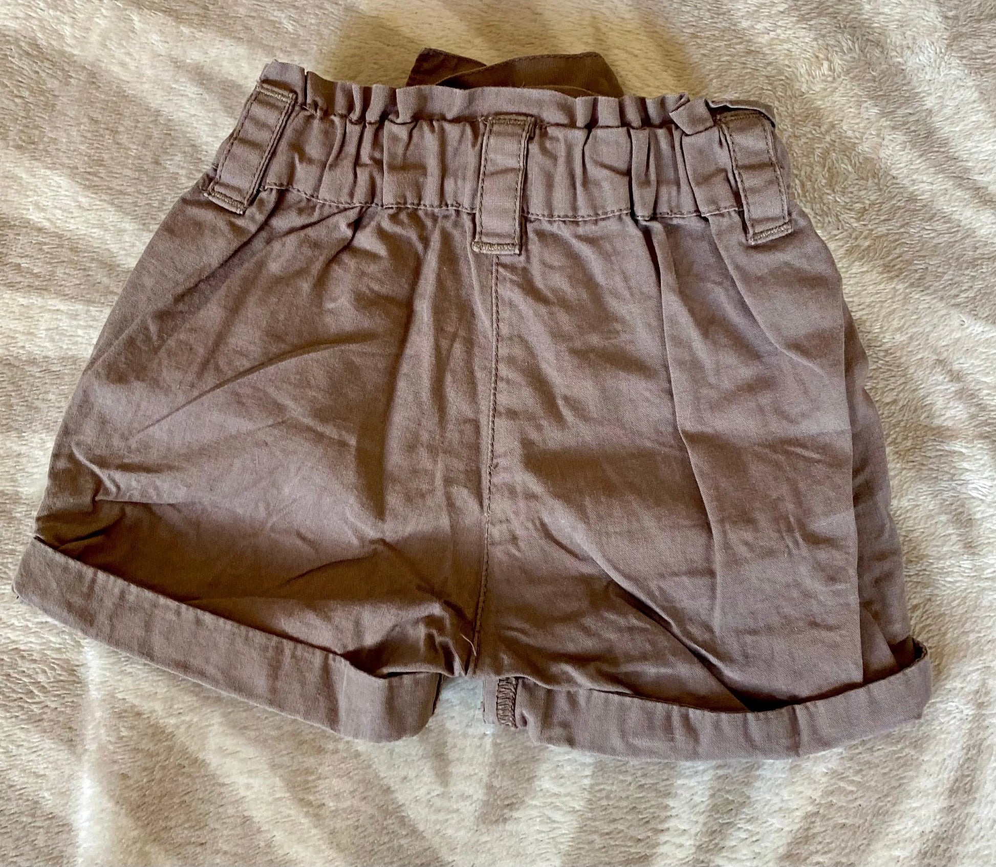 Short Bébé Fille Kiabi Taille 1 Mois - Marron avec Ceinture Noeud kiabi