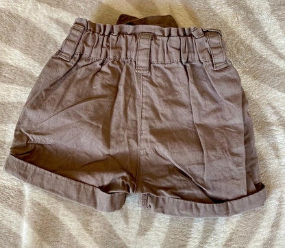 Short Bébé Fille Kiabi Taille 1 Mois - Marron avec Ceinture Noeud kiabi