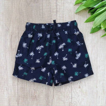 Short de bain garçon Ninety Eight – 3 ans | Motif tropical palmier ou surf ninety eight