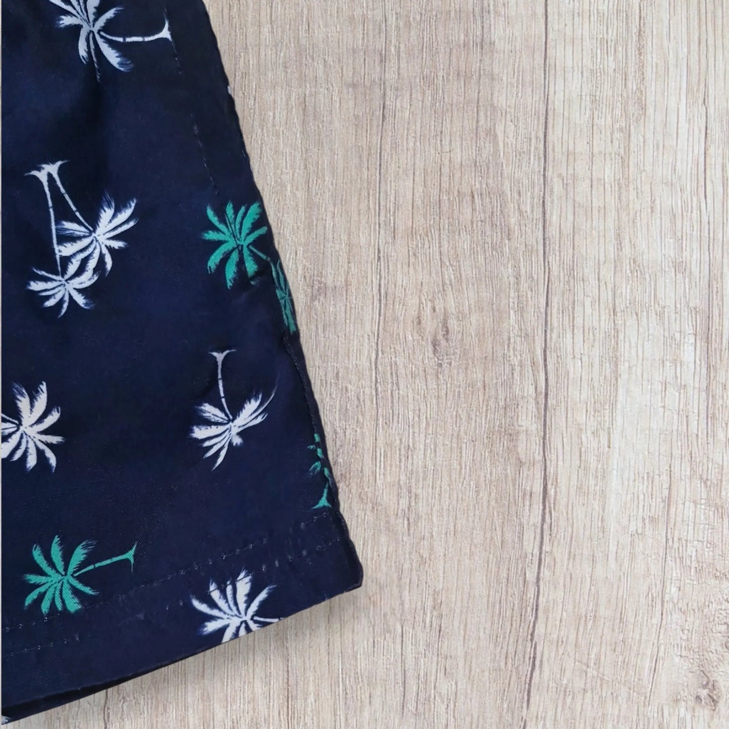 Short de bain garçon Ninety Eight – 3 ans | Motif tropical palmier ou surf ninety eight