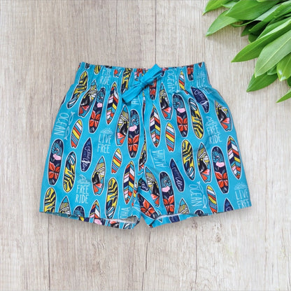 Short de bain garçon Ninety Eight – 3 ans | Motif tropical palmier ou surf ninety eight