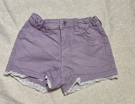 Short en Jean Coloré avec Dentelle - Fille 6-7 ans, H&M H&M