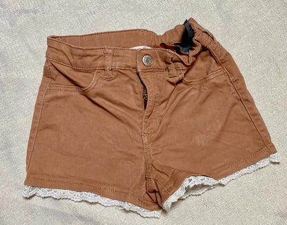 Short en Jean Coloré avec Dentelle - Fille 6-7 ans, H&M H&M