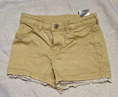 Short en Jean Coloré avec Dentelle - Fille 6-7 ans, H&M H&M