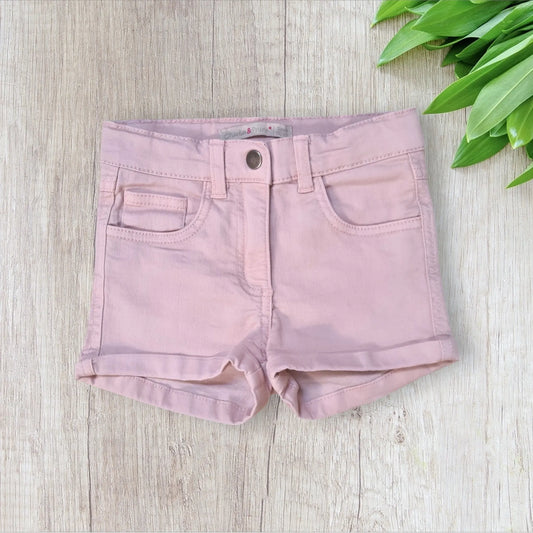 Short fille 5 ans jean rose clair ou rose-rouge Districenter