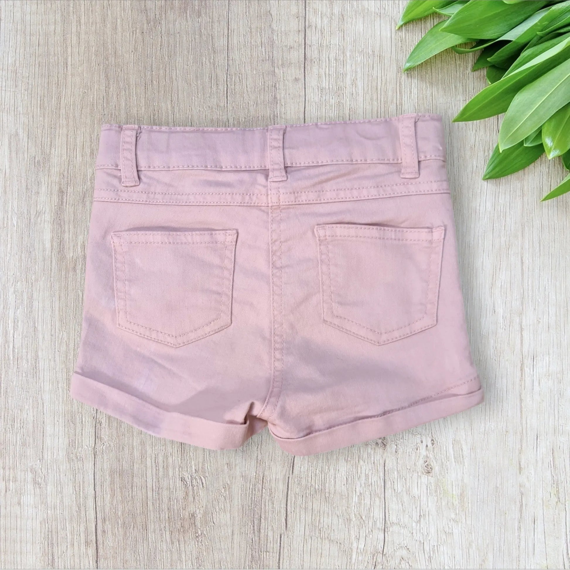 Short fille 5 ans jean rose clair ou rose-rouge Districenter