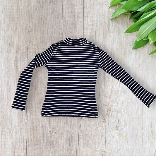 Sous-Pull Noir à Rayures Blanches - Taille XS - C&A C&A