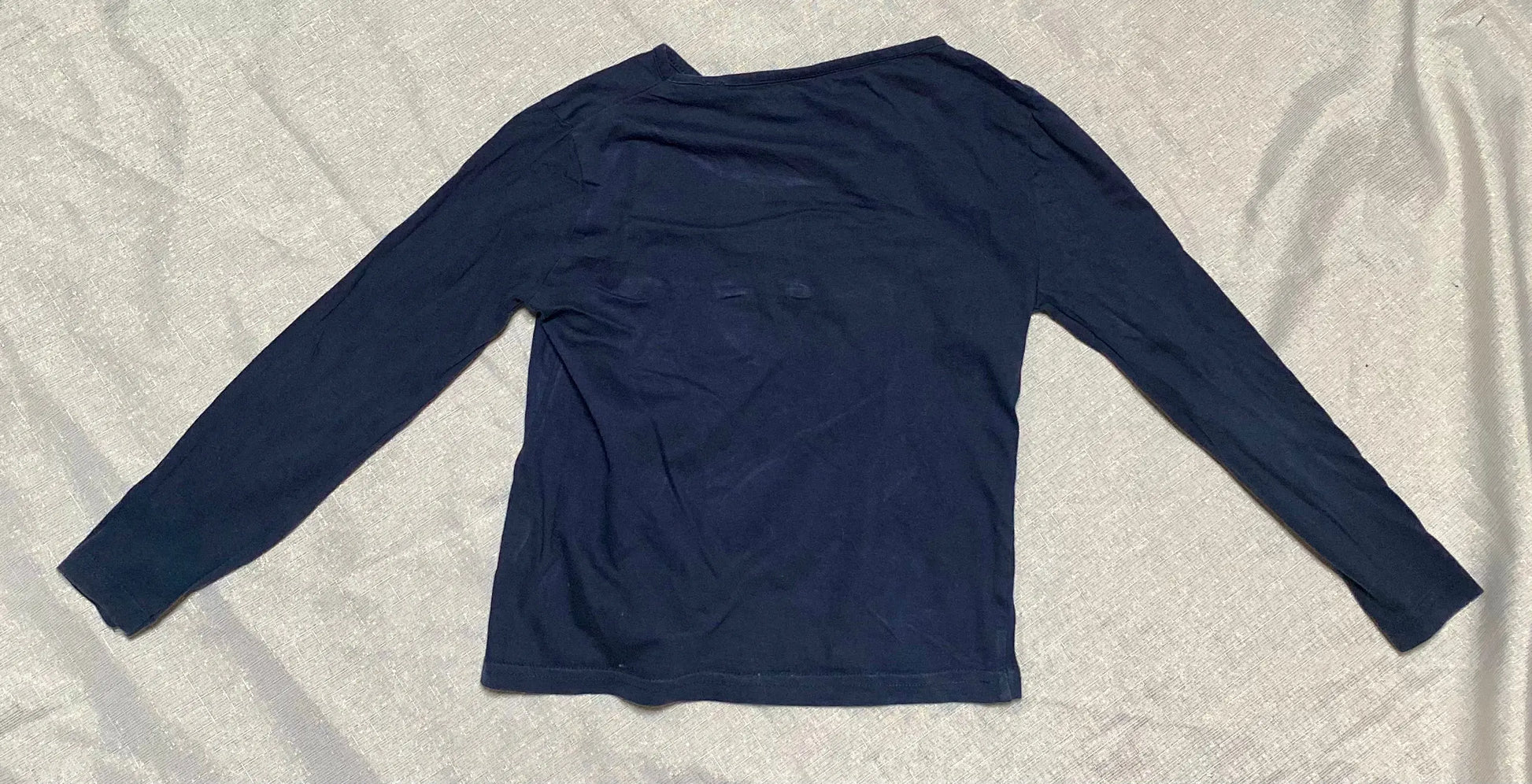 T-shirt Bleu Marine avec Motifs Cœurs et Strass Réversible - Fille 8 ans, Districenter districenter