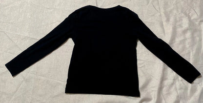 T-shirt Fille Manches Longues Noir "Adorable et Stylée", Taille 138-140 cm (10Ans)- Collection Éco Conception Kiabi kiabi