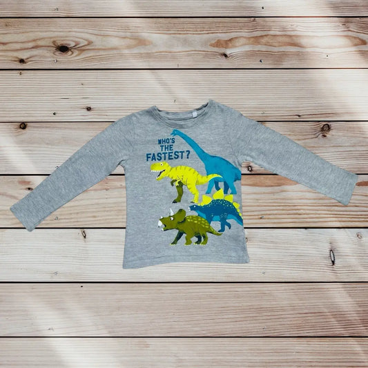 T-shirt Garçon 3 Ans C&A - Dinosaures Multicolores la petite friperie