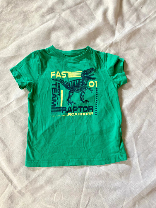 T-shirt Garçon Vert Dino - Inextenso - Taille 4 ans auchan