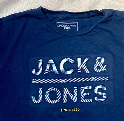 T-shirt Homme Jack & Jones Bleu Marine - Taille S jack&jones