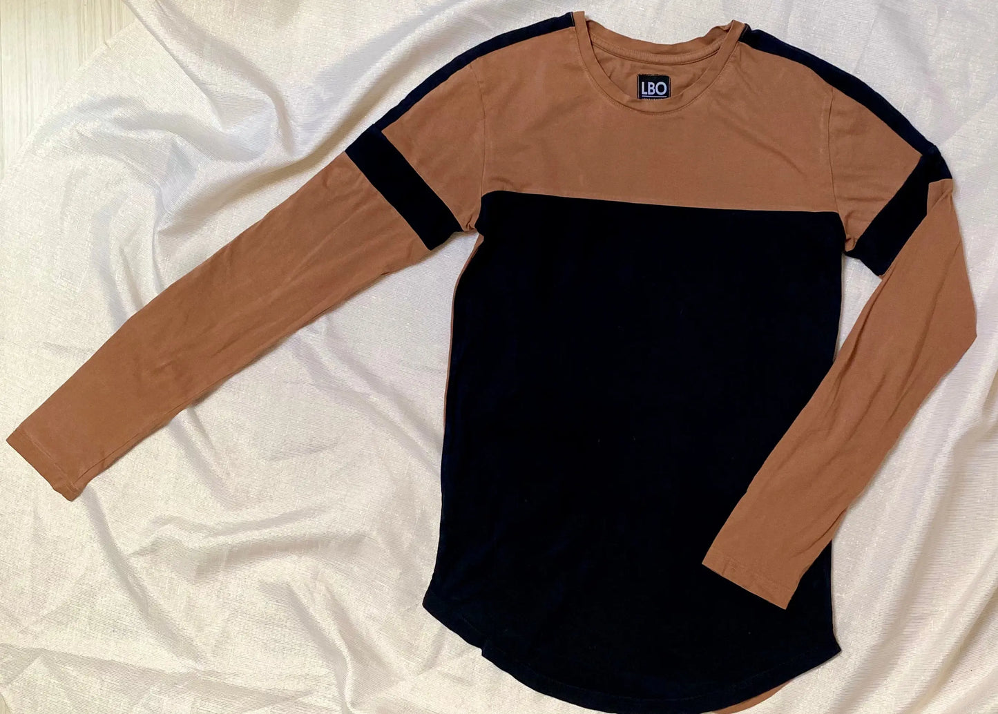 T shirt Manche Longue Col Rond Homme La Boutique Officielle Taille S la petite friperie