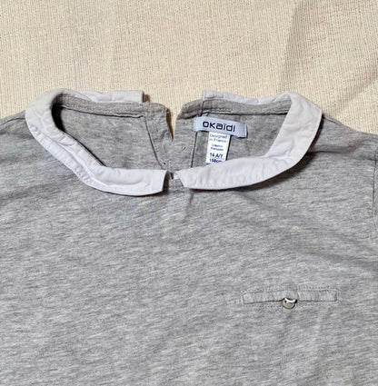 T-shirt Manches Longues Fille 14 ans Okaïdi - Col Claudine okaïdi