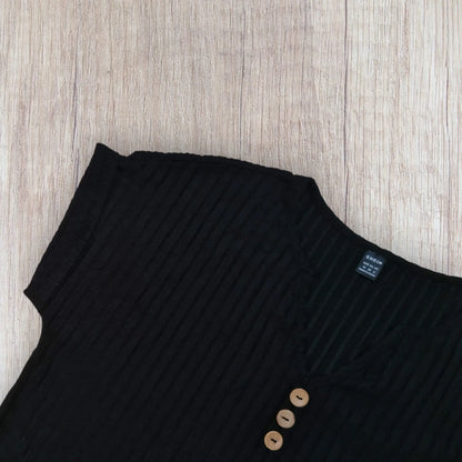 Haut femme Shein LUNE taille L – col fendu – manches chauve-souris – neuf avec étiquette