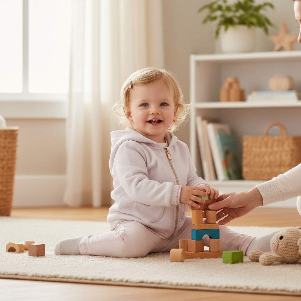 Veste bébé fille Orchestra 9 mois blanche et dorée avec capuche et poches cœur