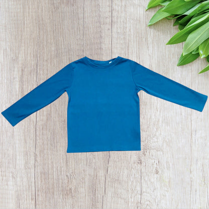 T-shirt 3 Ans C&A - Bleu Canard Épais