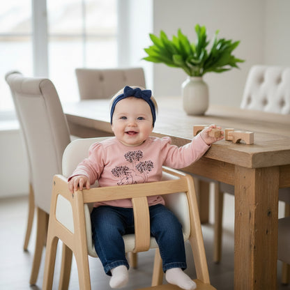 T-shirt Bébé Fille 6Mois Rose Pâle avec Forêt et Animaux - Mes Petits Cailloux