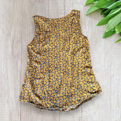Top Femme Fluide Motif Feuillage - Taille 44