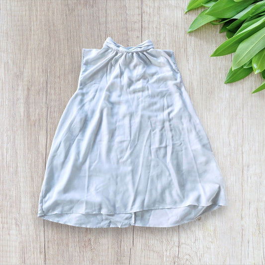 Débardeur Femme Blanc Taille XL H&M Col Montant Noué