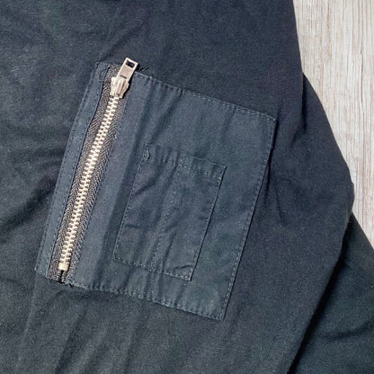 T-shirt Manche Longue Homme Taille S La Boutique Officielle - Noir avec Poche à Fermeture Éclair
